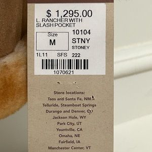 Overland Sheepskin Coat. NWT.